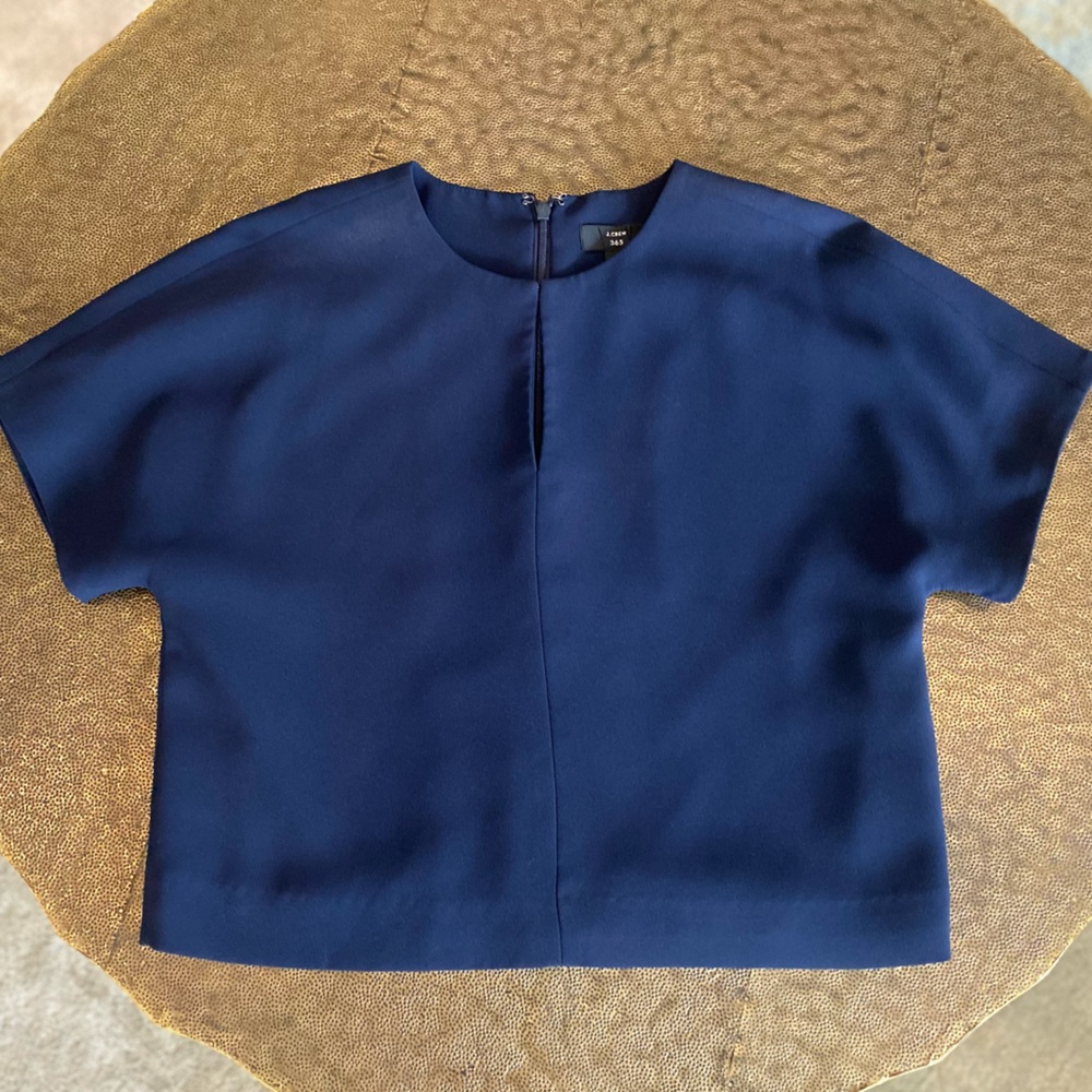 J.Crew navy blue top, size 4
